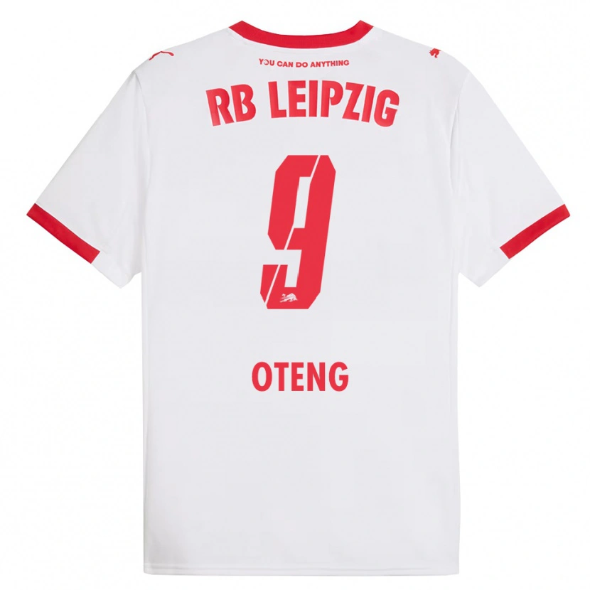 Danxen Barn Persis Oteng #9 Vit Röd Hemmatröja Matchtröjor 2025/26 Tröjor T-Tröja