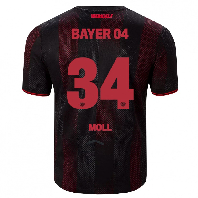 Danxen Barn Anne Moll #34 Svart Röd Hemmatröja Matchtröjor 2025/26 Tröjor T-Tröja