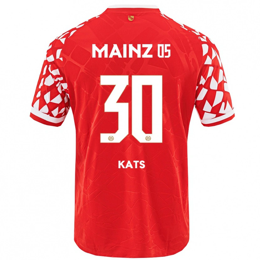 Danxen Barn Vital Kats #30 Röd Vit Hemmatröja Matchtröjor 2025/26 Tröjor T-Tröja