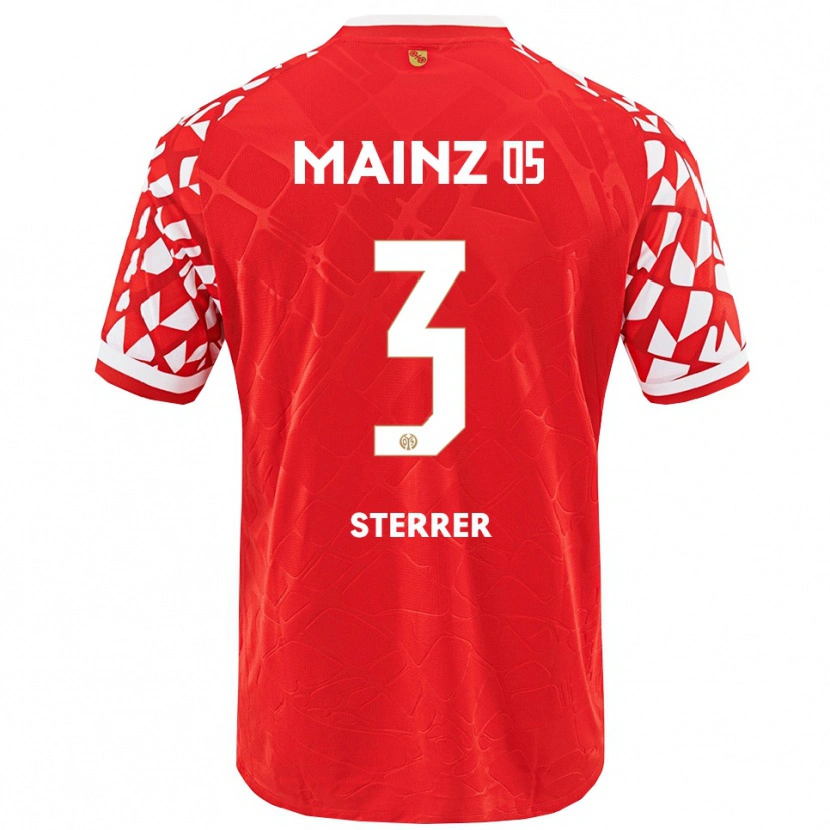 Danxen Barn Miriam Sterrer #3 Röd Vit Hemmatröja Matchtröjor 2025/26 Tröjor T-Tröja