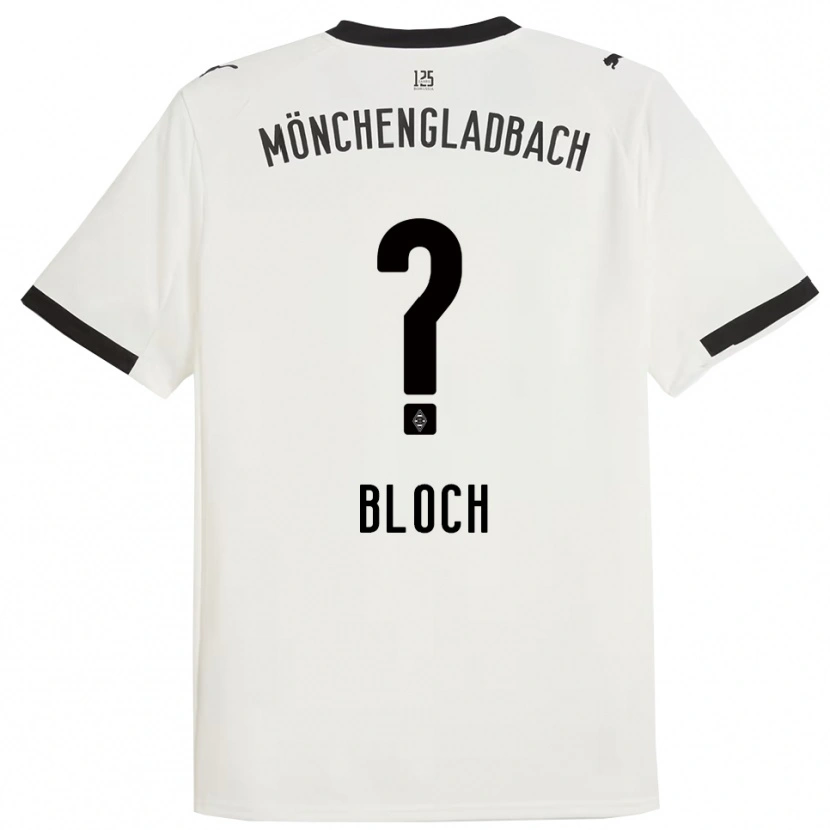 Danxen Barn Stefan Bloch #0 Vit Svart Hemmatröja Matchtröjor 2025/26 Tröjor T-Tröja