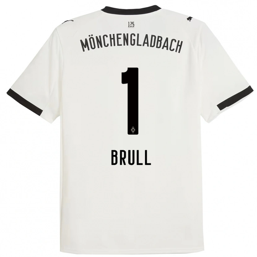 Danxen Barn Maximilian Brüll #1 Vit Svart Hemmatröja Matchtröjor 2025/26 Tröjor T-Tröja