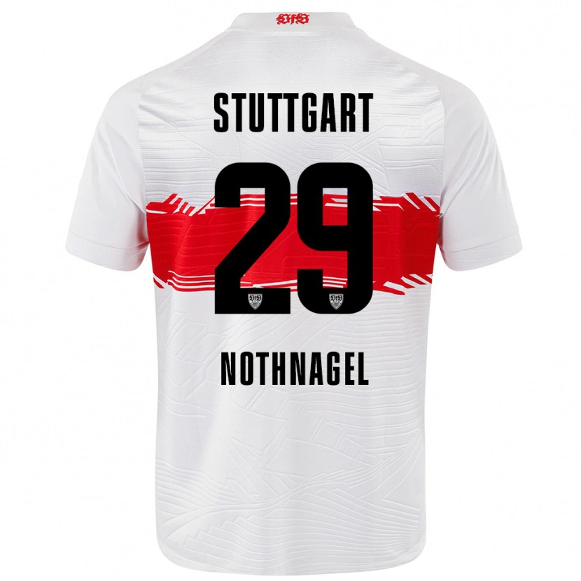 Danxen Barn Dominik Nothnagel #29 Vit Röd Hemmatröja Matchtröjor 2025/26 Tröjor T-Tröja