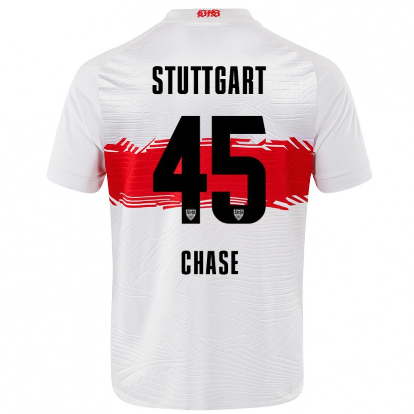 Danxen Barn Anrie Chase #45 Vit Röd Hemmatröja Matchtröjor 2025/26 Tröjor T-Tröja