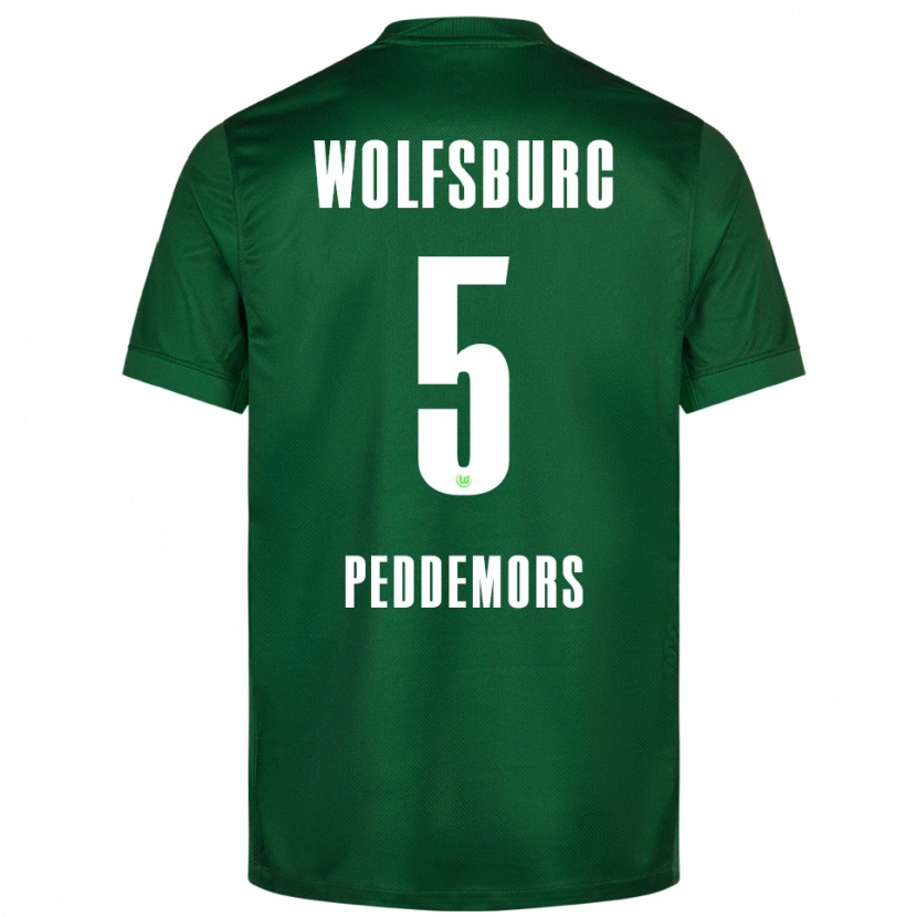 Danxen Barn Ella Peddemors #5 Grön Vit Hemmatröja Matchtröjor 2025/26 Tröjor T-Tröja