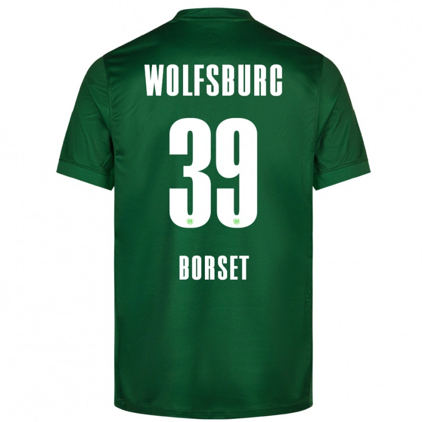 Danxen Barn Anders Rønne Børset #39 Grön Vit Hemmatröja Matchtröjor 2025/26 Tröjor T-Tröja