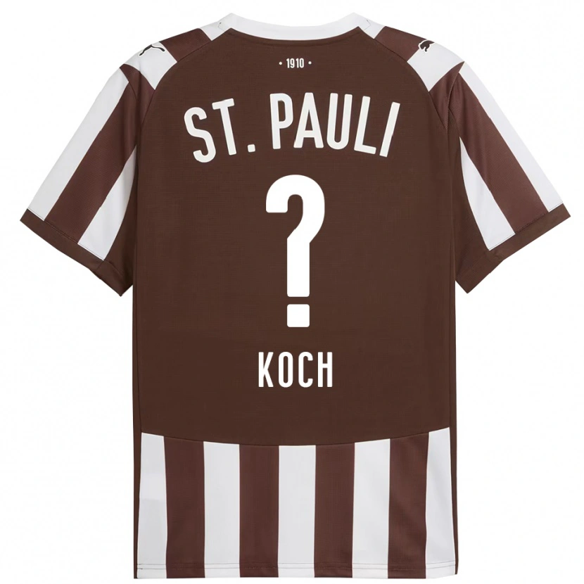 Danxen Barn Philip Koch #0 Kaffe Vit Hemmatröja Matchtröjor 2025/26 Tröjor T-Tröja