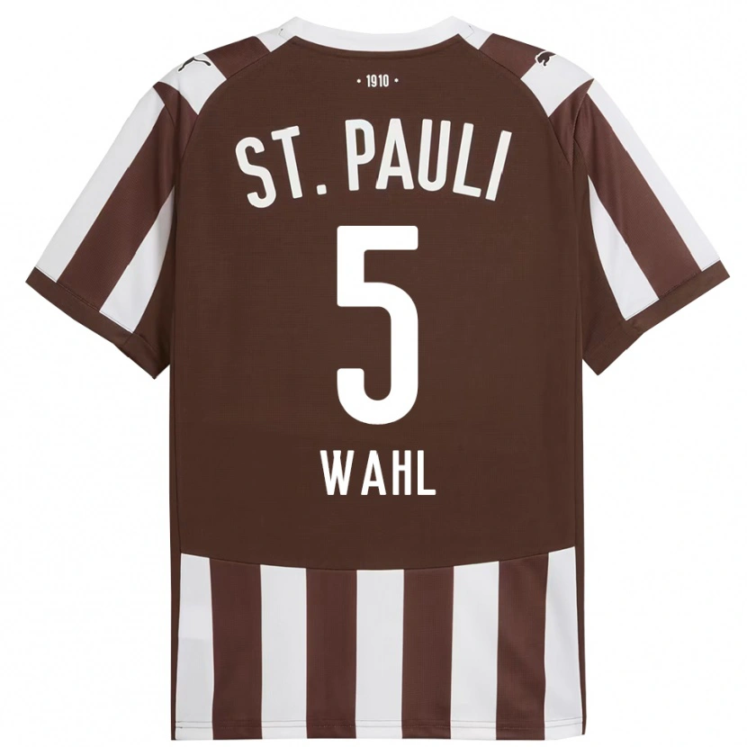 Danxen Barn Hauke Wahl #5 Kaffe Vit Hemmatröja Matchtröjor 2025/26 Tröjor T-Tröja