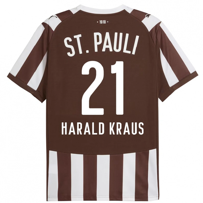 Danxen Barn Stefan Harald Kraus #21 Kaffe Vit Hemmatröja Matchtröjor 2025/26 Tröjor T-Tröja