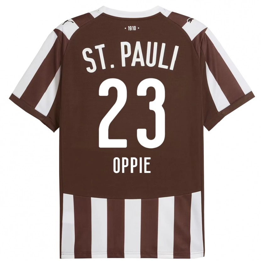 Danxen Barn Louis Oppie #23 Kaffe Vit Hemmatröja Matchtröjor 2025/26 Tröjor T-Tröja