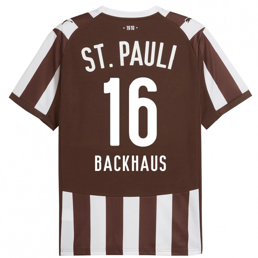 Danxen Barn Ols Backhaus #16 Kaffe Vit Hemmatröja Matchtröjor 2025/26 Tröjor T-Tröja