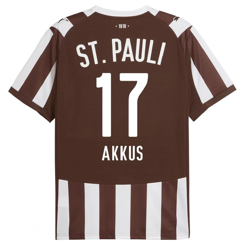 Danxen Barn Özgür Akkus #17 Kaffe Vit Hemmatröja Matchtröjor 2025/26 Tröjor T-Tröja