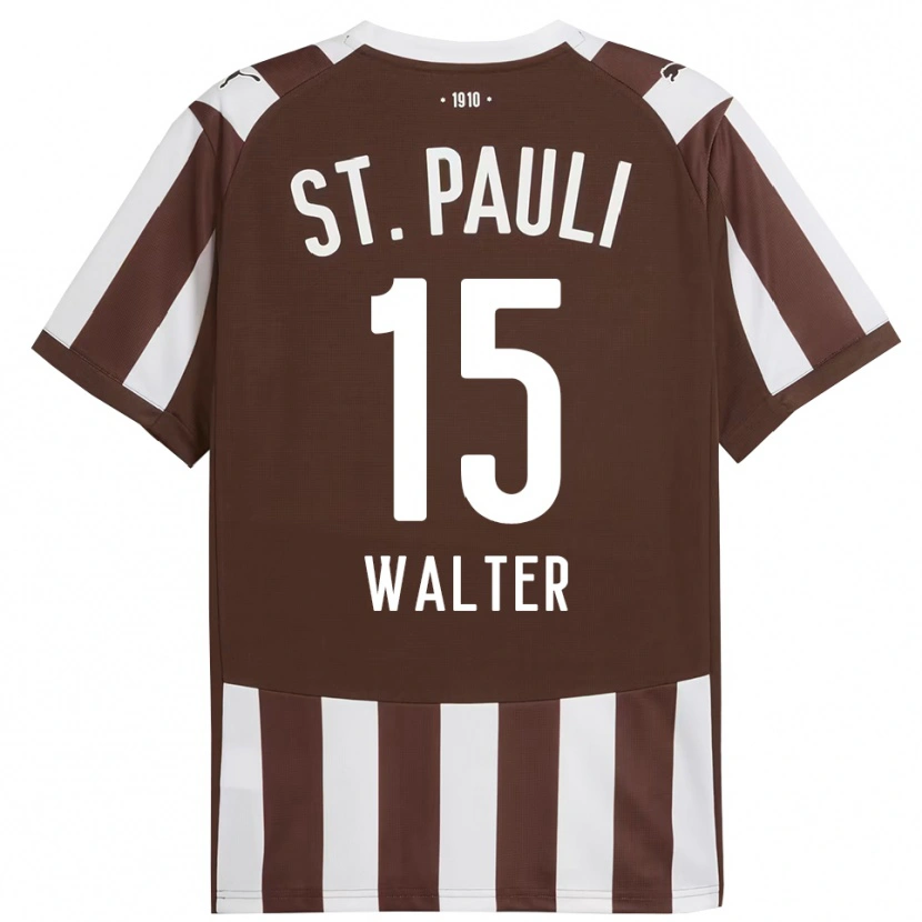 Danxen Barn Marcel Walter #15 Kaffe Vit Hemmatröja Matchtröjor 2025/26 Tröjor T-Tröja