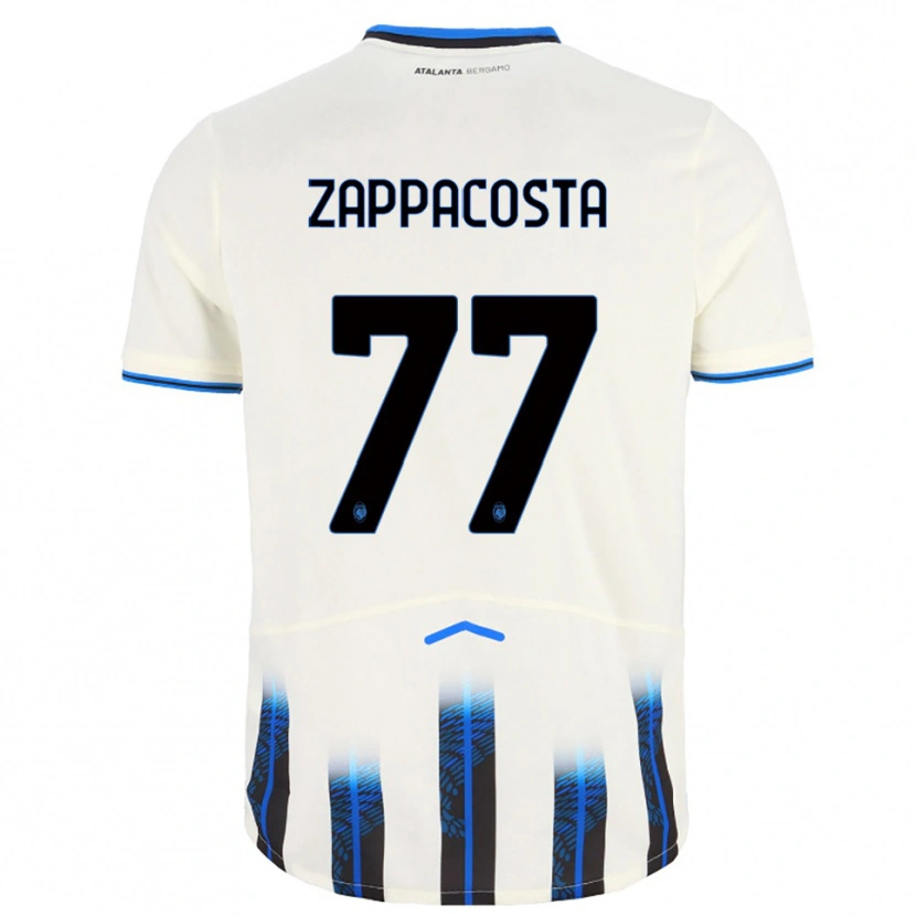 Danxen Barn Davide Zappacosta #77 Vit Blå Bortatröja Matchtröjor 2025/26 Tröjor T-Tröja