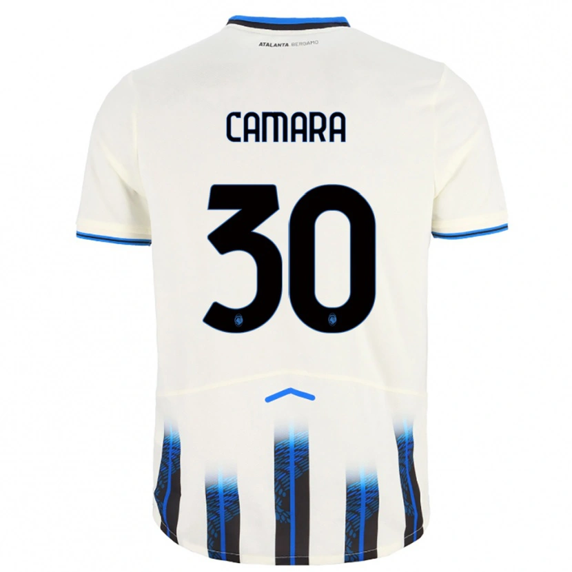 Danxen Barn Henry Camara #30 Vit Blå Bortatröja Matchtröjor 2025/26 Tröjor T-Tröja