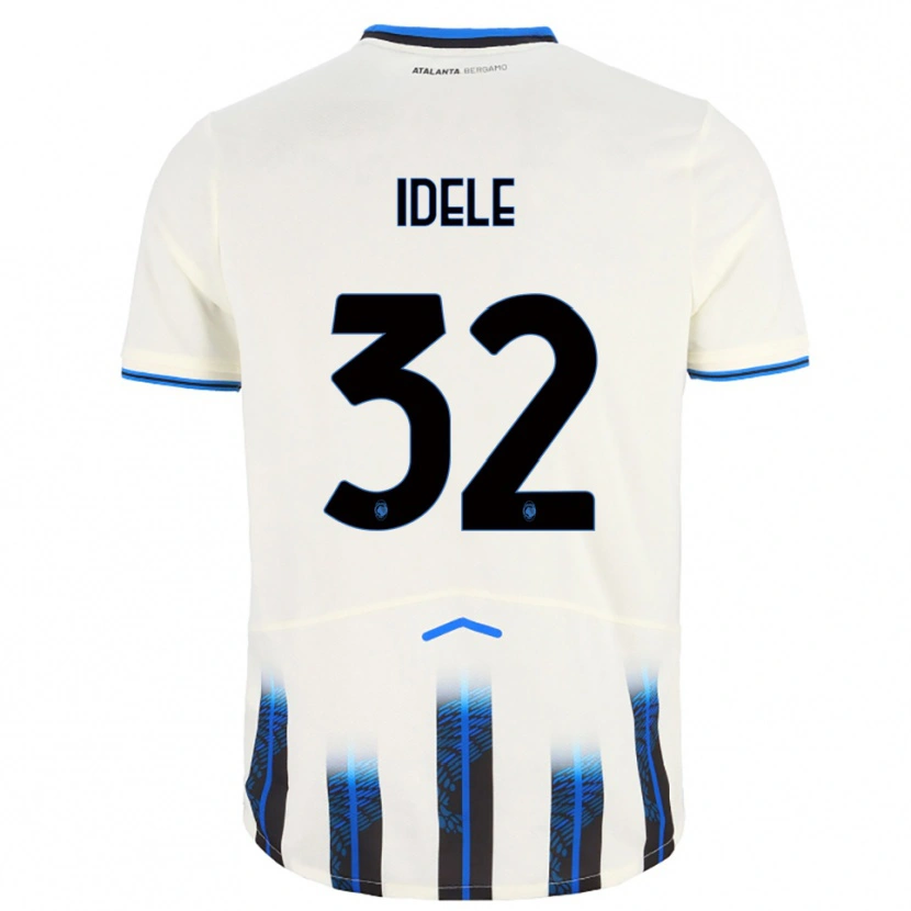 Danxen Barn Javison Idele #32 Vit Blå Bortatröja Matchtröjor 2025/26 Tröjor T-Tröja
