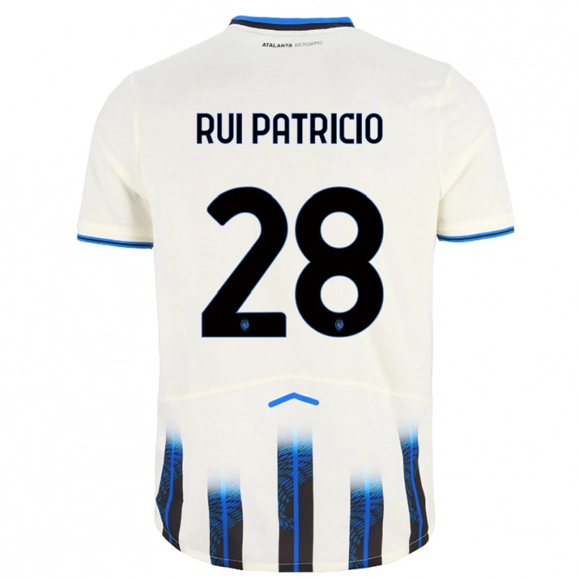 Danxen Barn Rui Patricio #28 Vit Blå Bortatröja Matchtröjor 2025/26 Tröjor T-Tröja