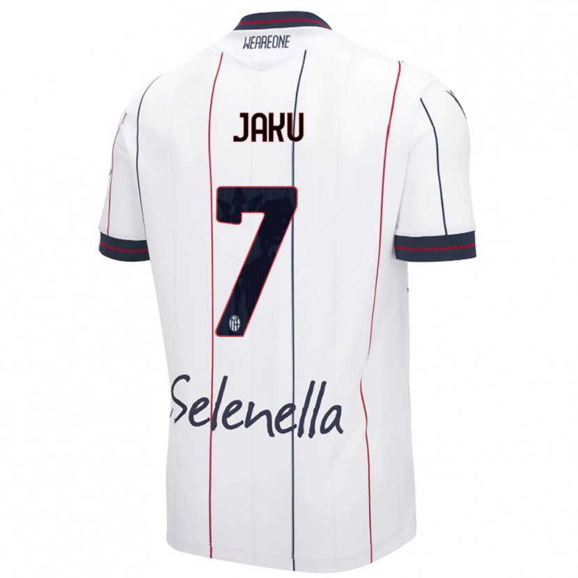 Danxen Barn Jordi Jaku #7 Vit Kungsblå Bortatröja Matchtröjor 2025/26 Tröjor T-Tröja
