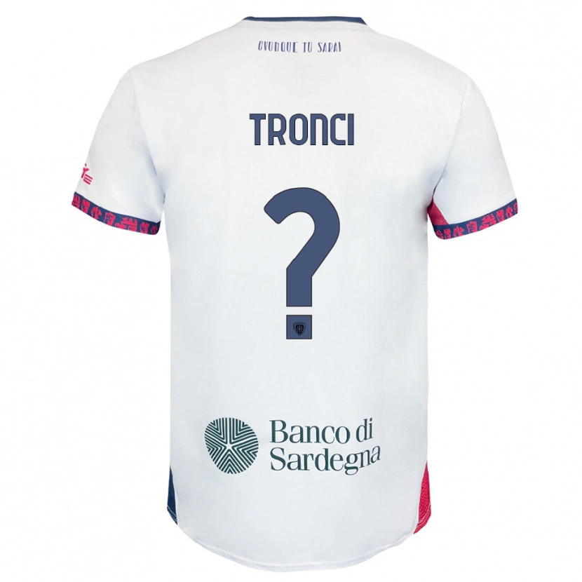 Danxen Barn Tronci Ii #0 Vit Marinblå Röd Bortatröja Matchtröjor 2025/26 Tröjor T-Tröja