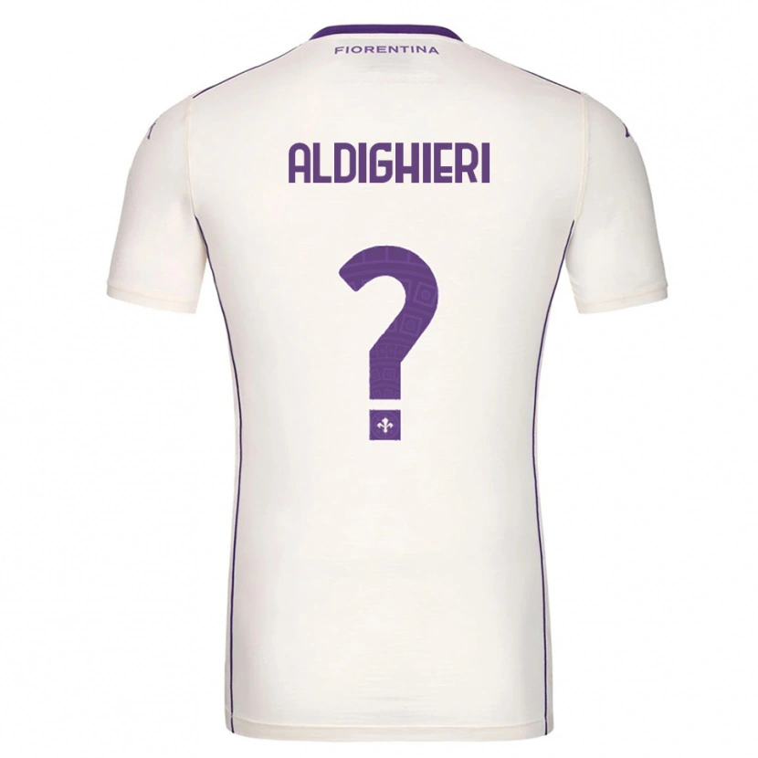 Danxen Barn Benedetto Aldighieri #0 Vit Lila Röd Bortatröja Matchtröjor 2025/26 Tröjor T-Tröja