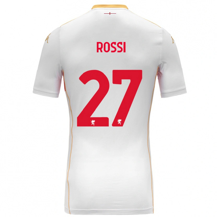 Danxen Barn Lucrezia Rossi #27 Vit Röd Bortatröja Matchtröjor 2025/26 Tröjor T-Tröja