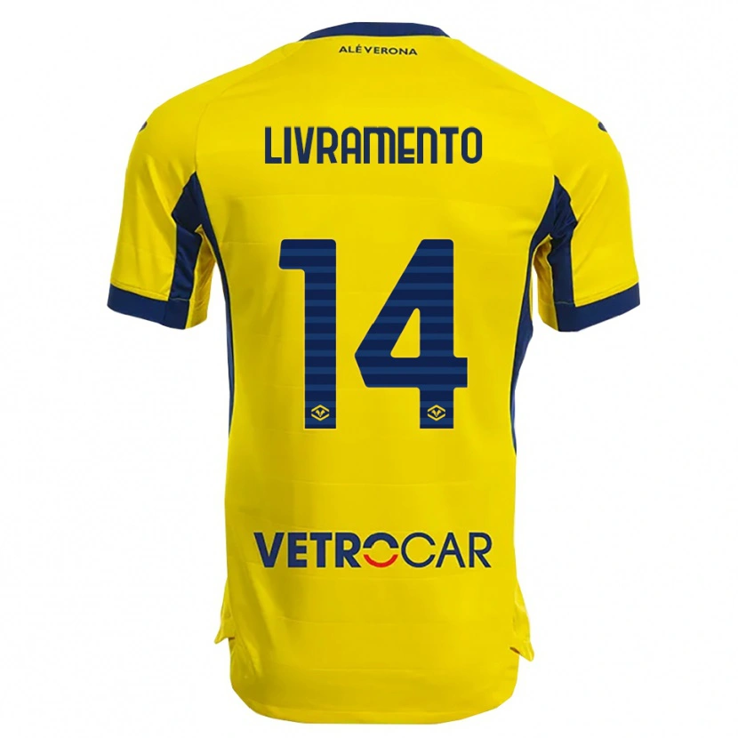 Danxen Barn Dailon Rocha Livramento #14 Gul Marinblå Bortatröja Matchtröjor 2025/26 Tröjor T-Tröja