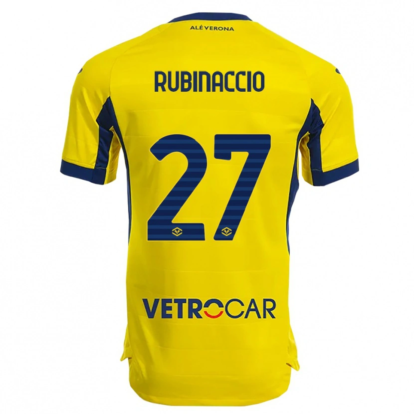 Danxen Barn Nikol Rubinaccio #27 Gul Marinblå Bortatröja Matchtröjor 2025/26 Tröjor T-Tröja