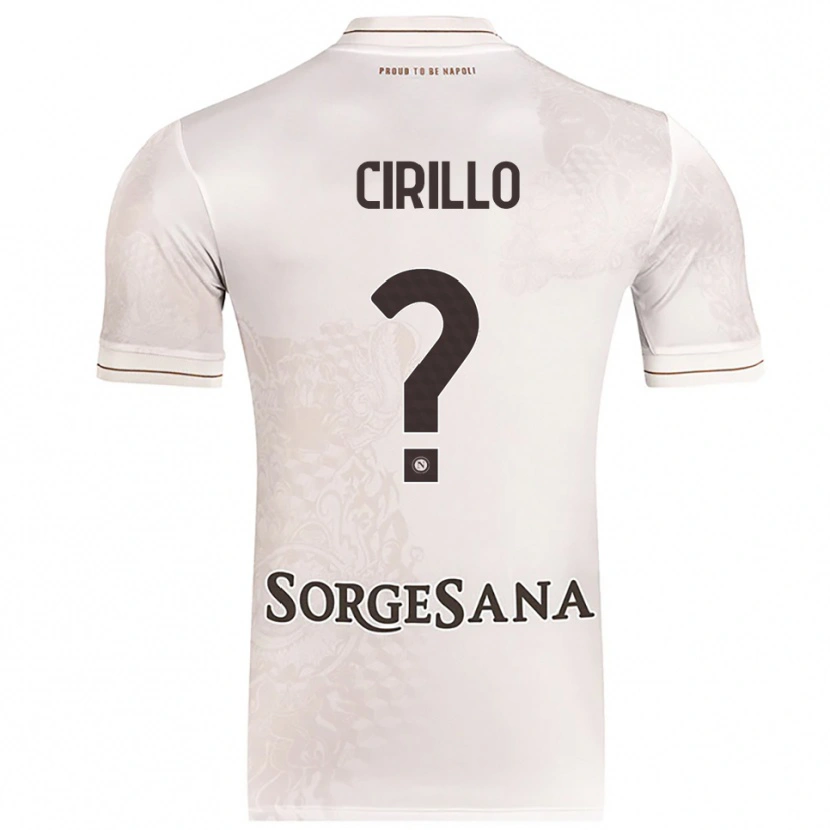 Danxen Barn Gioele Cirillo #0 Champagne Brun Bortatröja Matchtröjor 2025/26 Tröjor T-Tröja