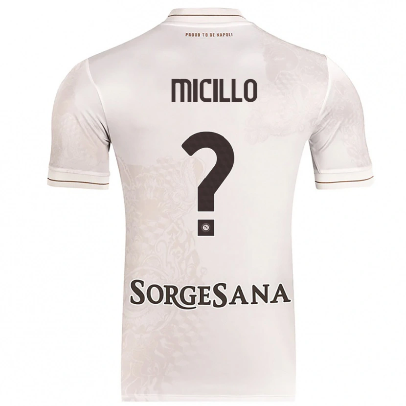 Danxen Barn Salvatore Micillo #0 Champagne Brun Bortatröja Matchtröjor 2025/26 Tröjor T-Tröja
