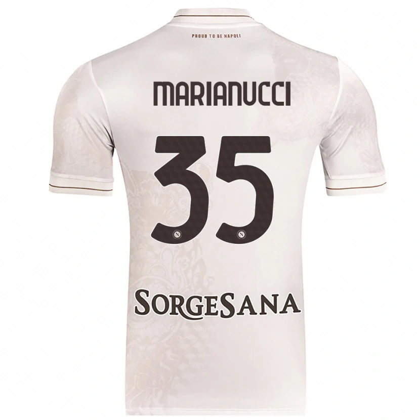 Danxen Barn Luca Marianucci #35 Champagne Brun Bortatröja Matchtröjor 2025/26 Tröjor T-Tröja