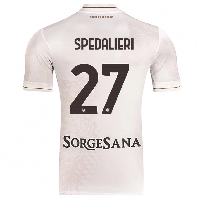 Danxen Barn Johnatan Andrea Spedalieri #27 Champagne Brun Bortatröja Matchtröjor 2025/26 Tröjor T-Tröja