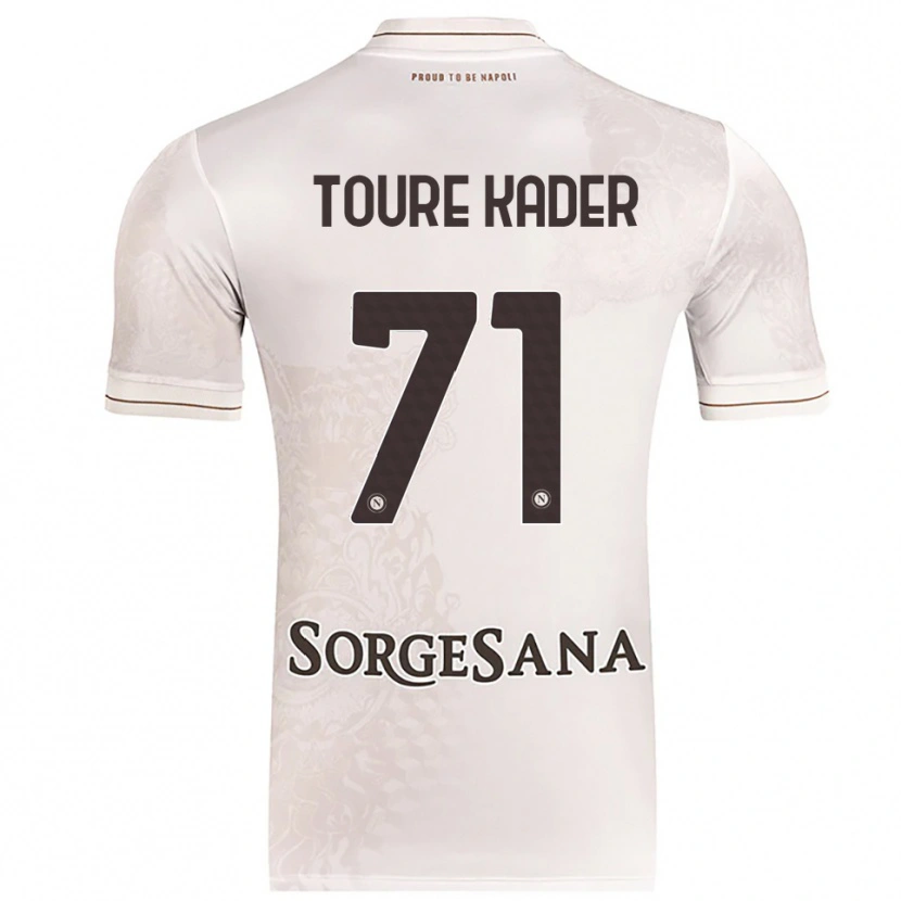 Danxen Barn Aziz Toure Kader #71 Champagne Brun Bortatröja Matchtröjor 2025/26 Tröjor T-Tröja