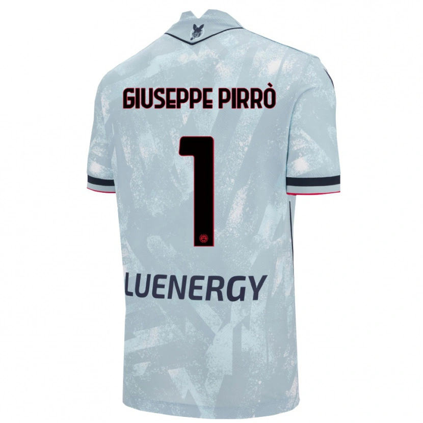 Danxen Barn Marco Giuseppe Pirrò #1 Ljusblå Svart Bortatröja Matchtröjor 2025/26 Tröjor T-Tröja