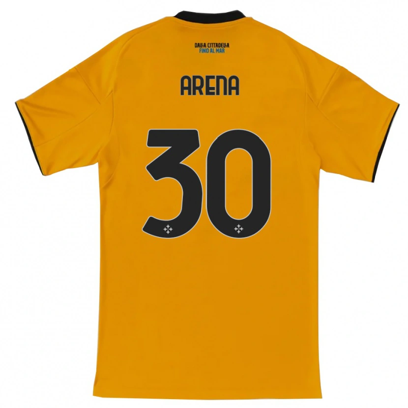 Danxen Barn Alessandro Arena #30 Orange Blå Bortatröja Matchtröjor 2025/26 Tröjor T-Tröja