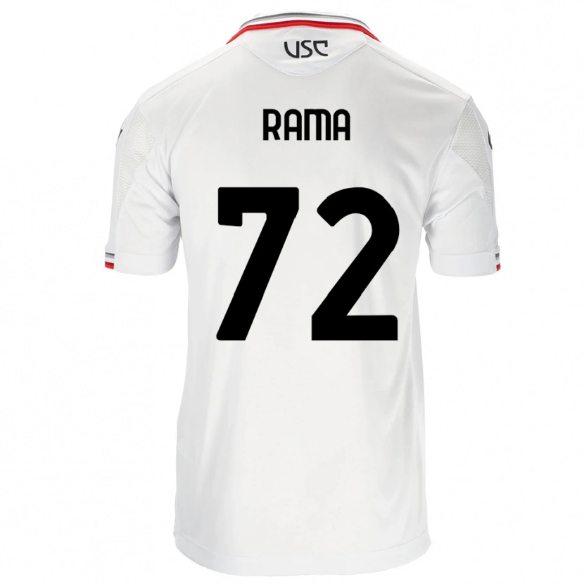 Danxen Barn Alex Rama #72 Vit Röd Bortatröja Matchtröjor 2025/26 Tröjor T-Tröja