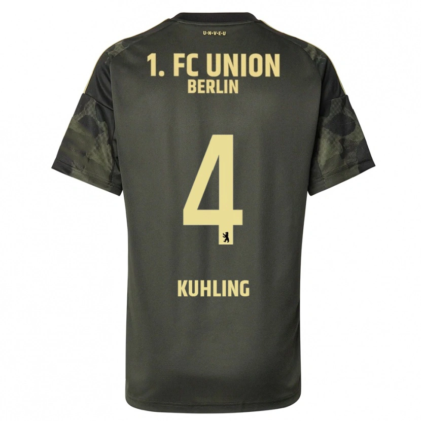 Danxen Barn Ole Kühling #4 Mörkgrön Svart Bortatröja Matchtröjor 2025/26 Tröjor T-Tröja