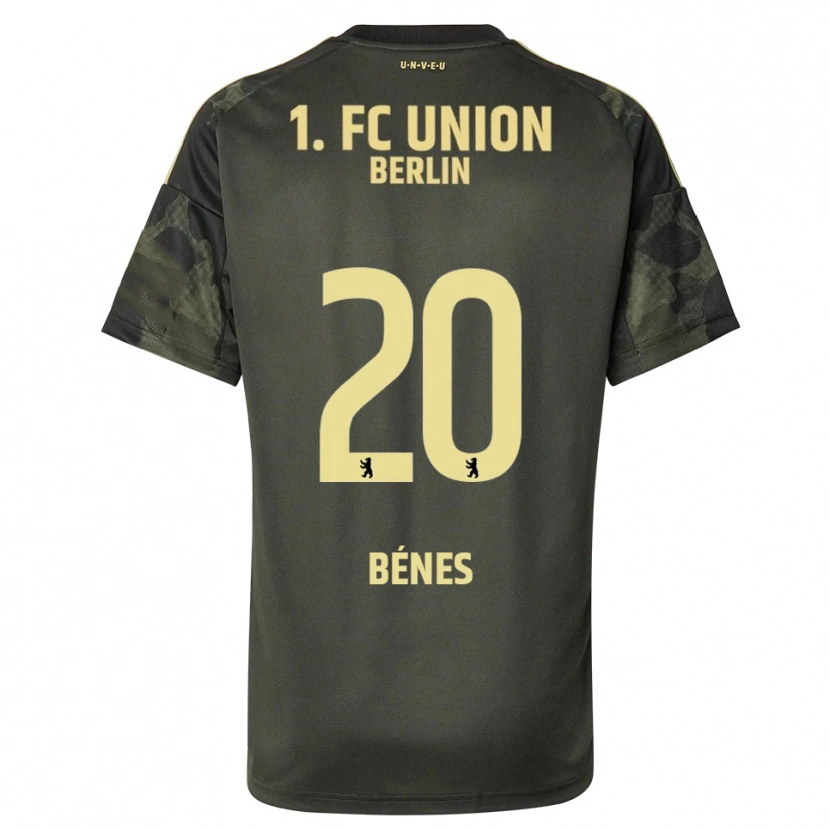 Danxen Barn László Bénes #20 Mörkgrön Svart Bortatröja Matchtröjor 2025/26 Tröjor T-Tröja