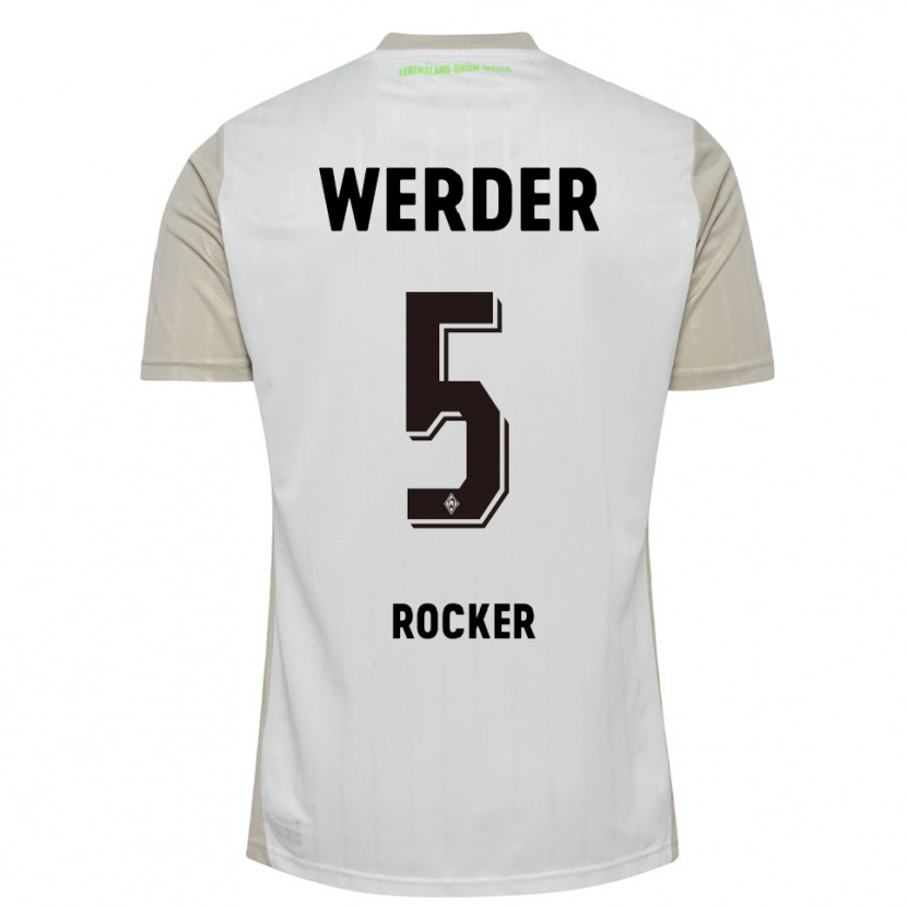 Danxen Barn Cimo Röcker #5 Vit Svart Bortatröja Matchtröjor 2025/26 Tröjor T-Tröja