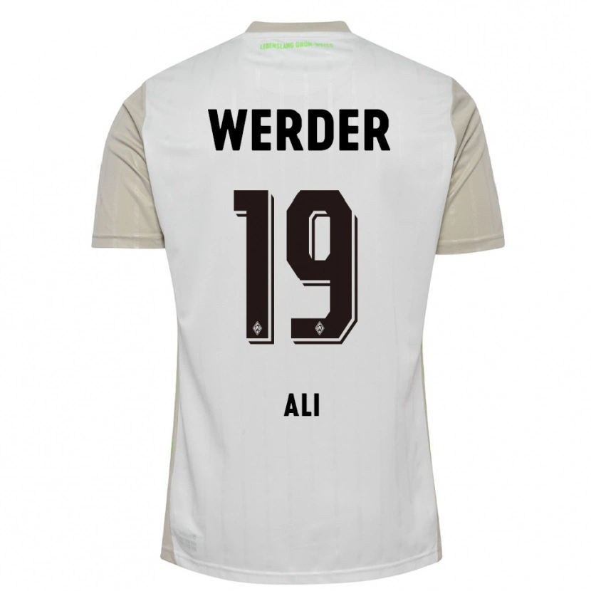 Danxen Barn Rok Ali #19 Vit Svart Bortatröja Matchtröjor 2025/26 Tröjor T-Tröja