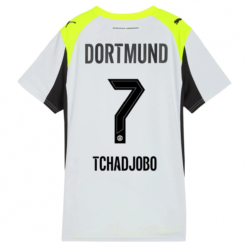 Danxen Barn Dia Tchadjobo #7 Fluorescerande Gul Bortatröja Matchtröjor 2025/26 Tröjor T-Tröja