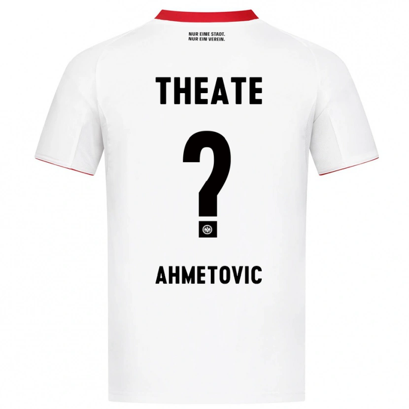 Danxen Barn Marco Ahmetovic #0 Vit Röd Bortatröja Matchtröjor 2025/26 Tröjor T-Tröja