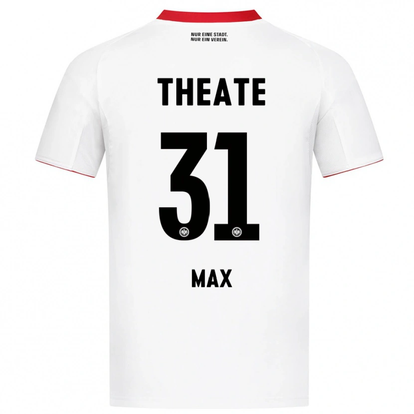 Danxen Barn Philipp Max #31 Vit Röd Bortatröja Matchtröjor 2025/26 Tröjor T-Tröja
