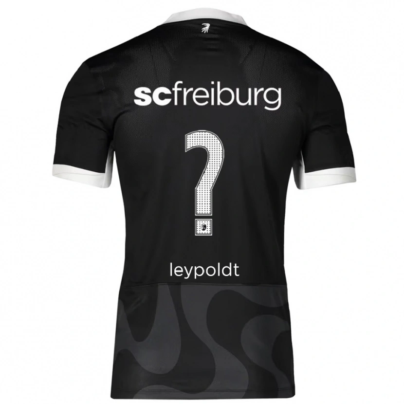 Danxen Barn Joona Leypoldt #0 Svart Vit Bortatröja Matchtröjor 2025/26 Tröjor T-Tröja