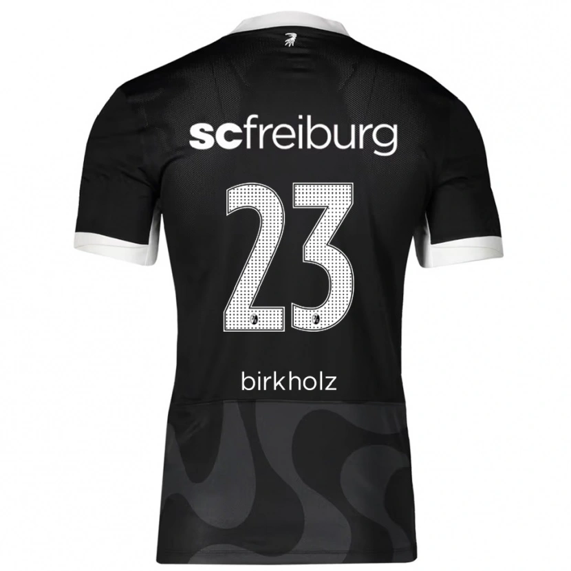 Danxen Barn Luca Birkholz #23 Svart Vit Bortatröja Matchtröjor 2025/26 Tröjor T-Tröja