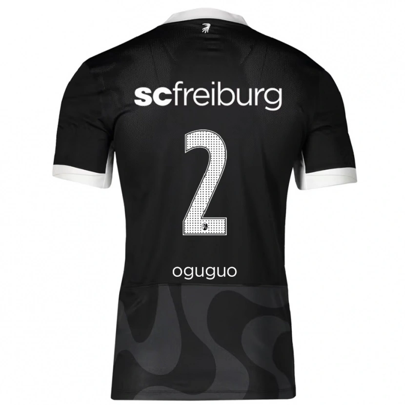 Danxen Barn Elijah Oguguo #2 Svart Vit Bortatröja Matchtröjor 2025/26 Tröjor T-Tröja