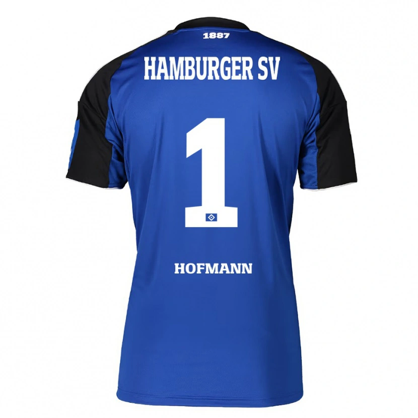 Danxen Barn Tobias Hofmann #1 Blå Svart Bortatröja Matchtröjor 2025/26 Tröjor T-Tröja