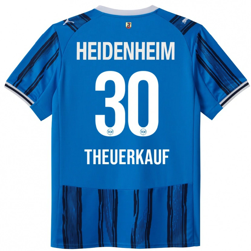 Danxen Barn Norman Theuerkauf #30 Blå Marinblå Bortatröja Matchtröjor 2025/26 Tröjor T-Tröja