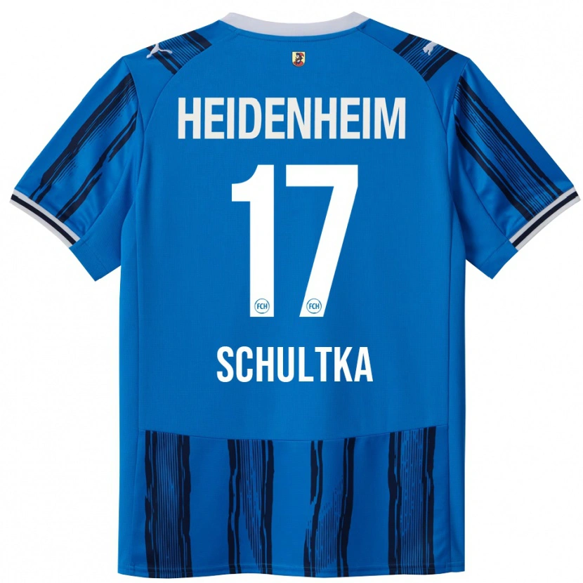 Danxen Barn Silas Schultka #17 Blå Marinblå Bortatröja Matchtröjor 2025/26 Tröjor T-Tröja