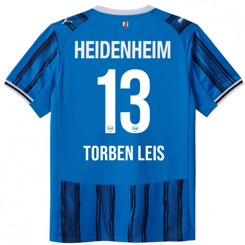 Danxen Barn Torben Leis #13 Blå Marinblå Bortatröja Matchtröjor 2025/26 Tröjor T-Tröja