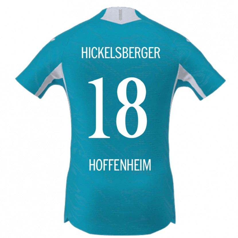 Danxen Barn Julia Hickelsberger #18 Himmelsblå Bortatröja Matchtröjor 2025/26 Tröjor T-Tröja